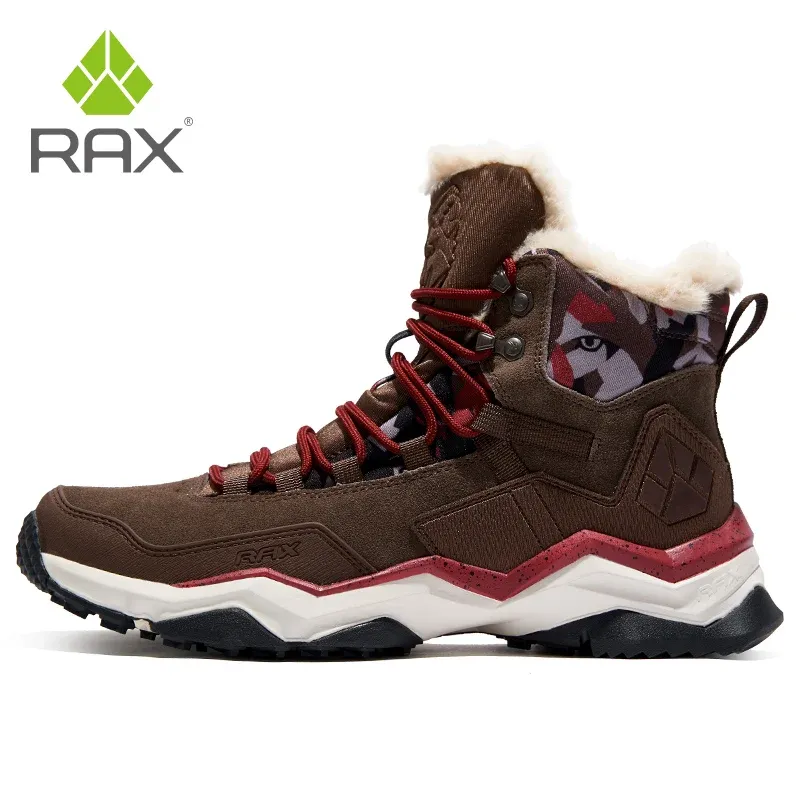 RAX Mid-Top Waterproof Leather Hiking Boots