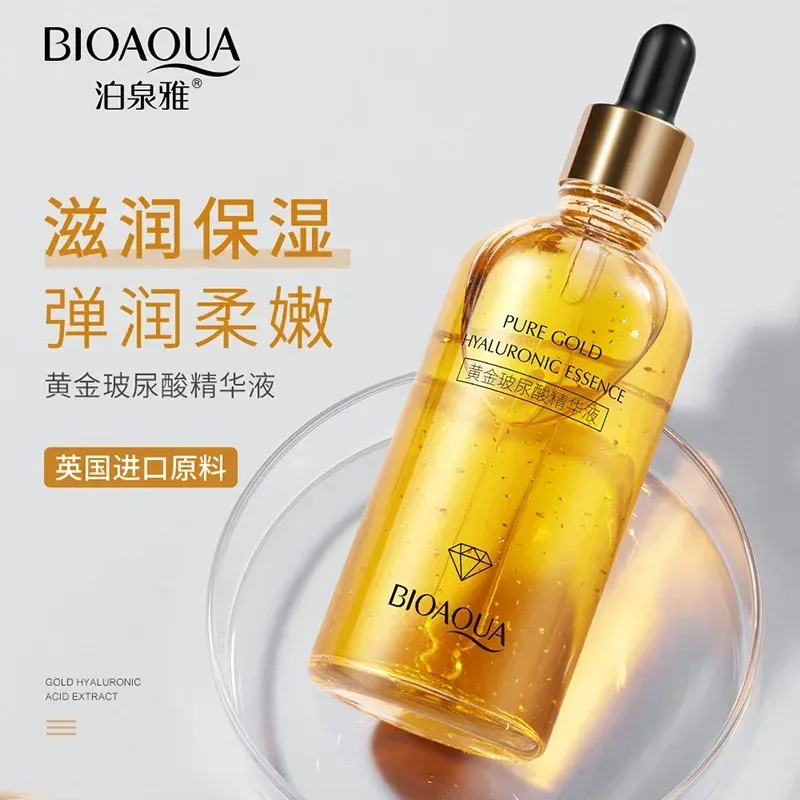 BIOAQUA 24K Gold Hyaluronic Acid Hydrating Facial Serum 100ml