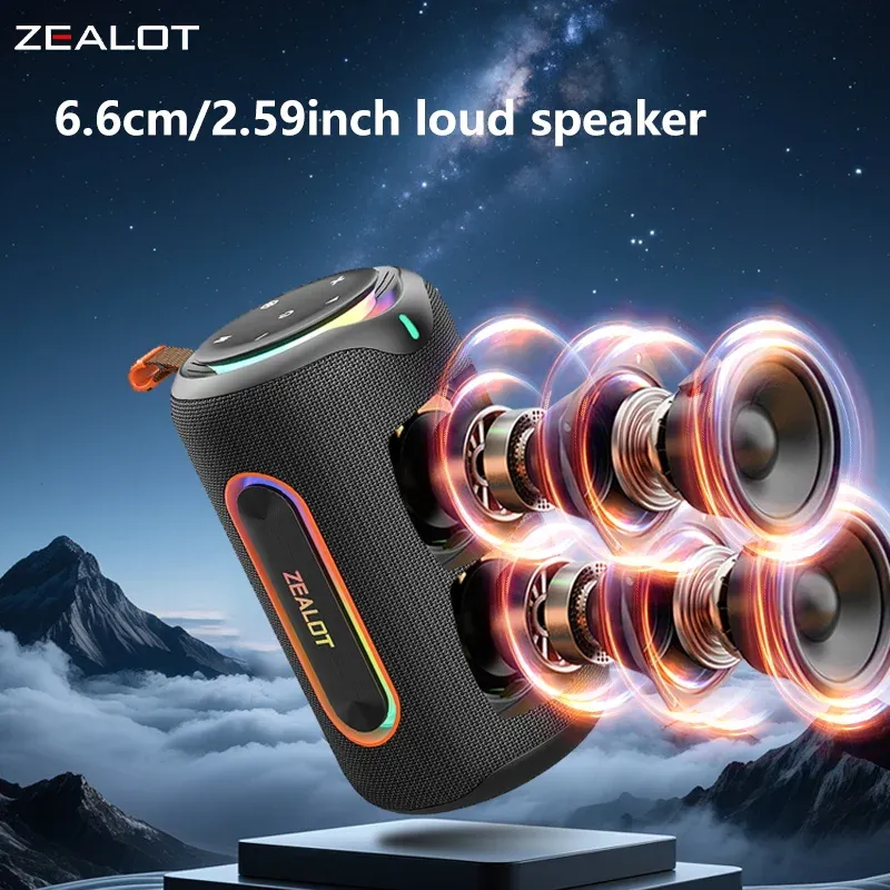 ZEALOT MP1 60W Portable RGB Bluetooth Speaker