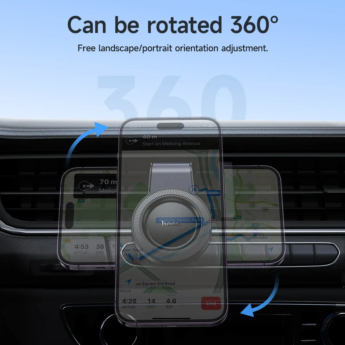 HOCO Magnetic Air Vent Car Phone Holder