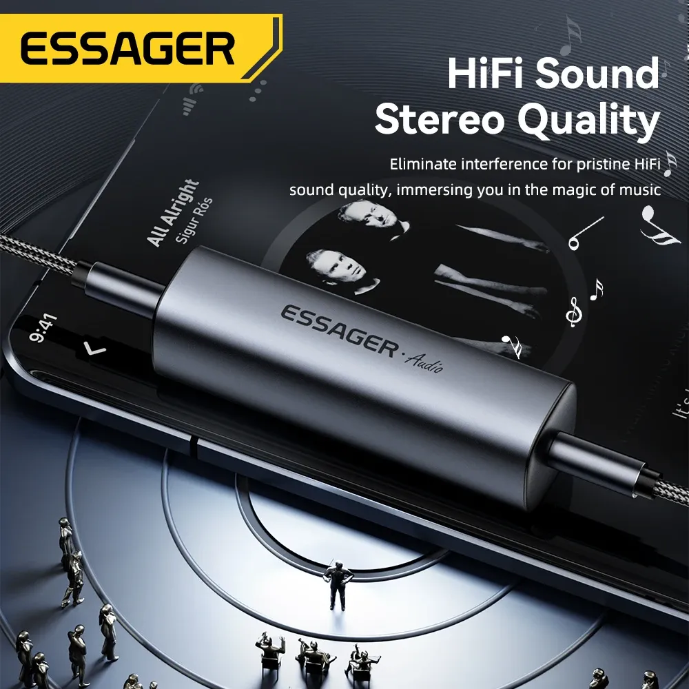 ESSAGER 3.5mm Ground Loop Noise Isolator