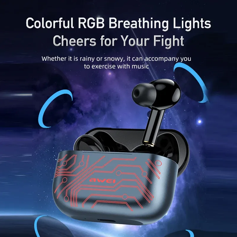Awei T29 Pro RGB Gaming Bluetooth Earbuds