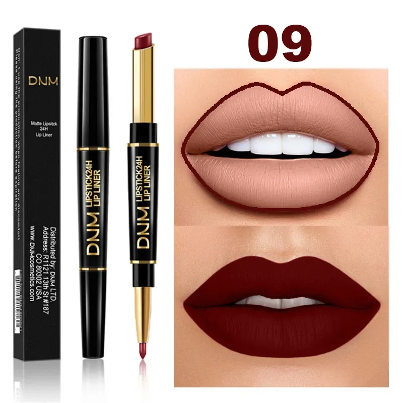 DNM Dual-Ended Matte Lip Liner Pencil