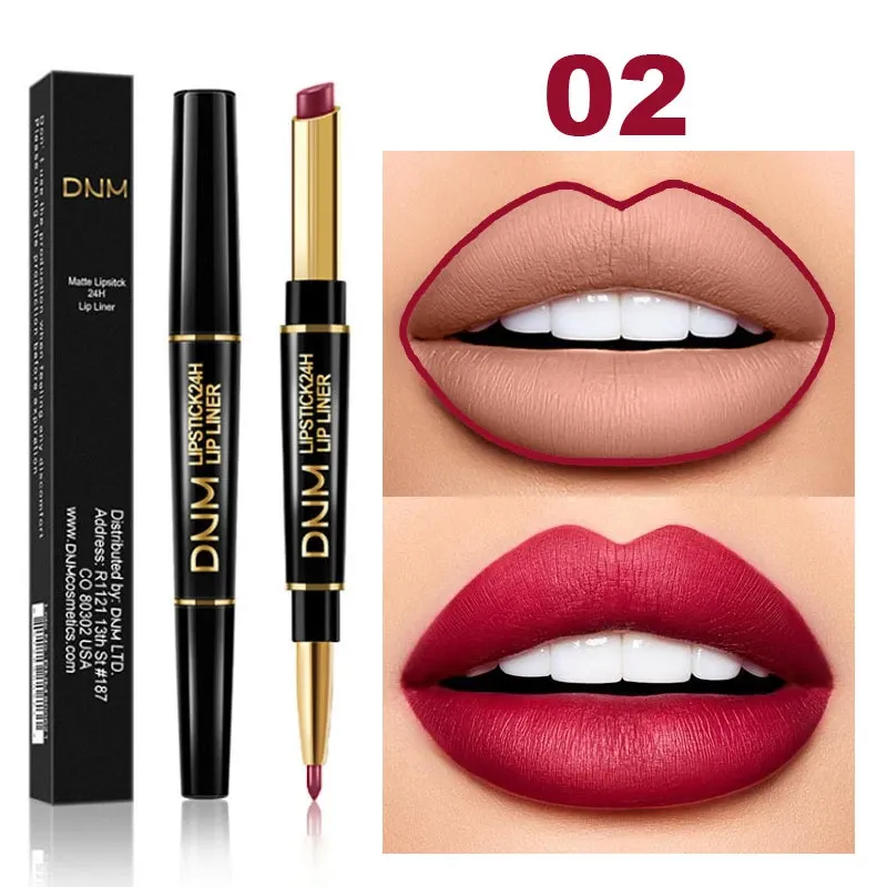 DNM Dual-Ended Matte Lip Liner Pencil