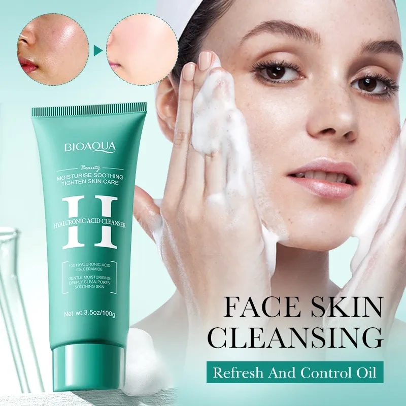 BIOAQUA Hyaluronic Acid Moisturizing Facial Cleanser 100g