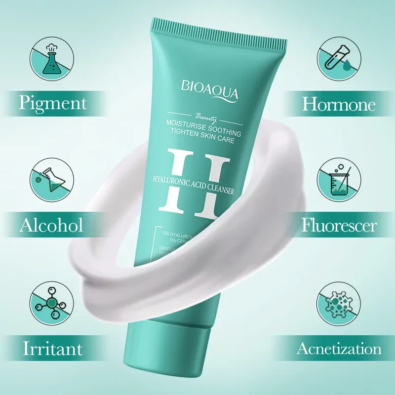 BIOAQUA Hyaluronic Acid Moisturizing Facial Cleanser 100g