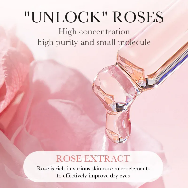 BIOAQUA Rose Hyaluronic Acid Under-Eye Mask, 60 Pieces