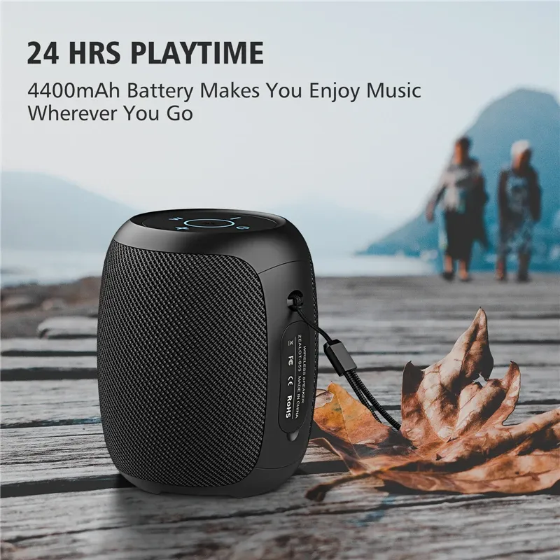 ZEALOT S53 Portable Bluetooth Speaker with IPX6 Protection