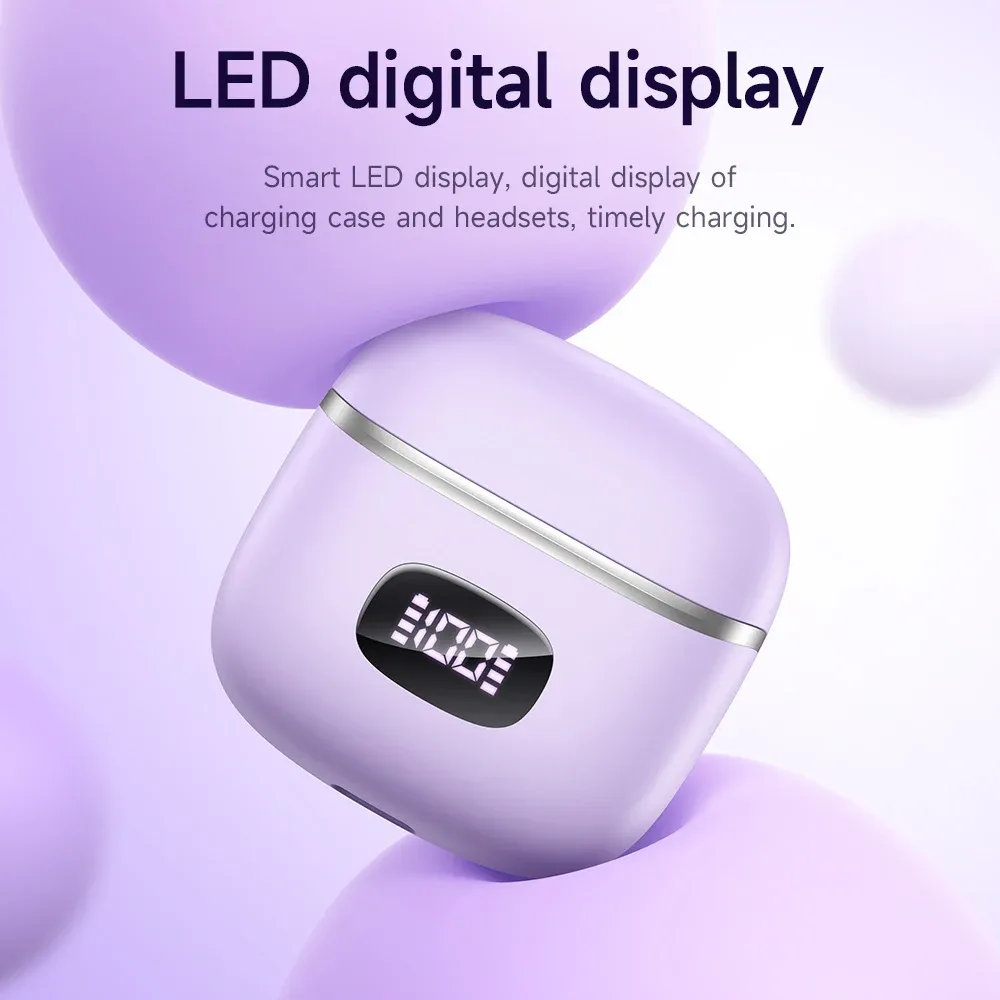Hoco EQ1 Bluetooth 5.3 Wireless Earbuds with LED Power Display