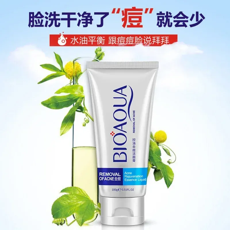 BIOAQUA Oil-Control Deep Cleansing Acne Facial Cleanser 100g