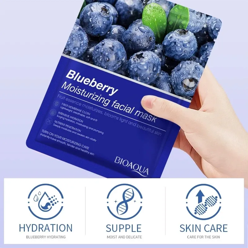 BIOAQUA Fruit Sheet Mask 8-Piece Hydration Set