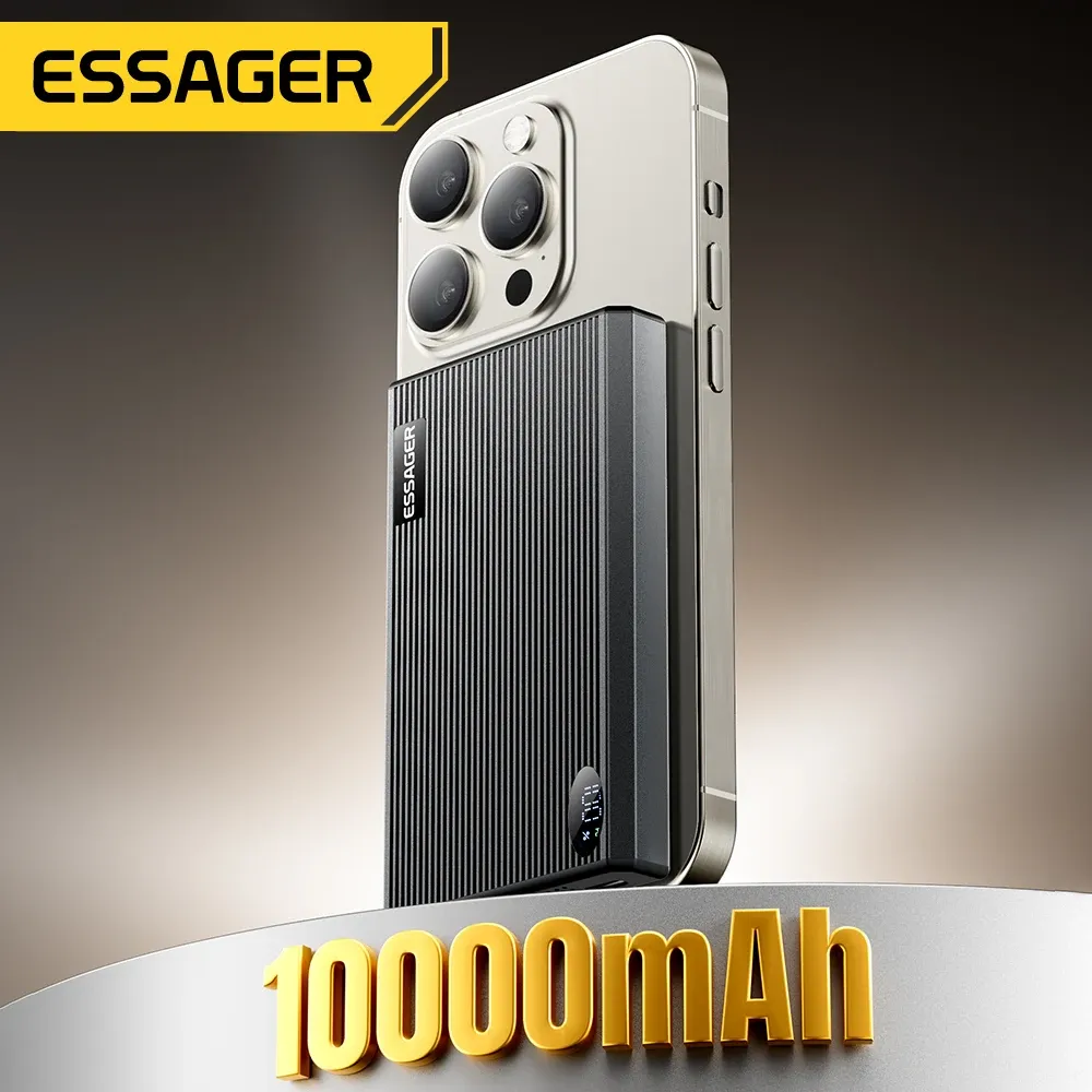 Essager Slim Magnetic 20W Wireless Power Bank 10000mAh