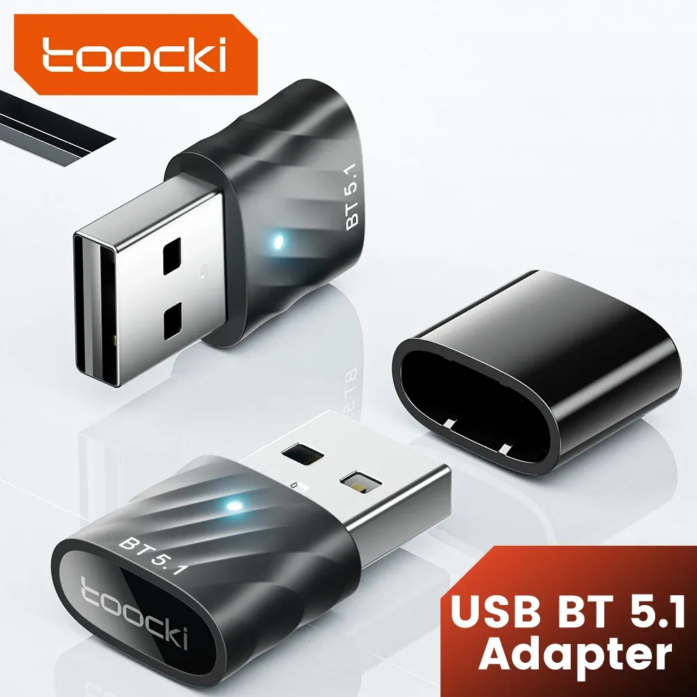 Toocki USB Bluetooth 5.1 Adapter for PC and Audio