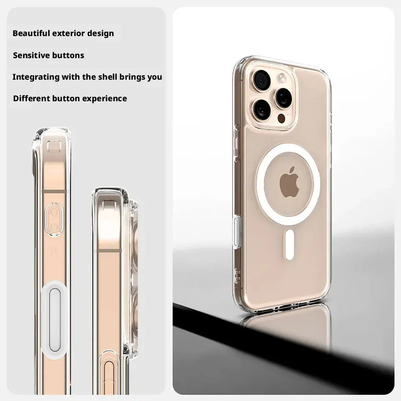 Spigen Ultra Hybrid Magnetic Clear Case for iPhone 17 Air and 16 Pro Max