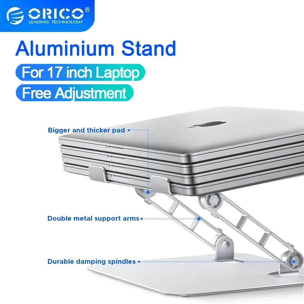 Orico 2-in-1 Foldable Aluminum Laptop Stand and Vertical Holder