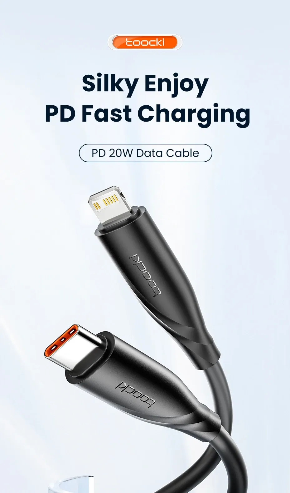 Toocki 20W USB-C to Lightning Fast Charging Cable