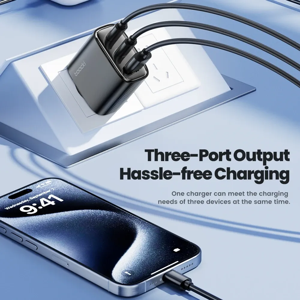 Toocki 40W GaN Dual USB-C Fast Charger