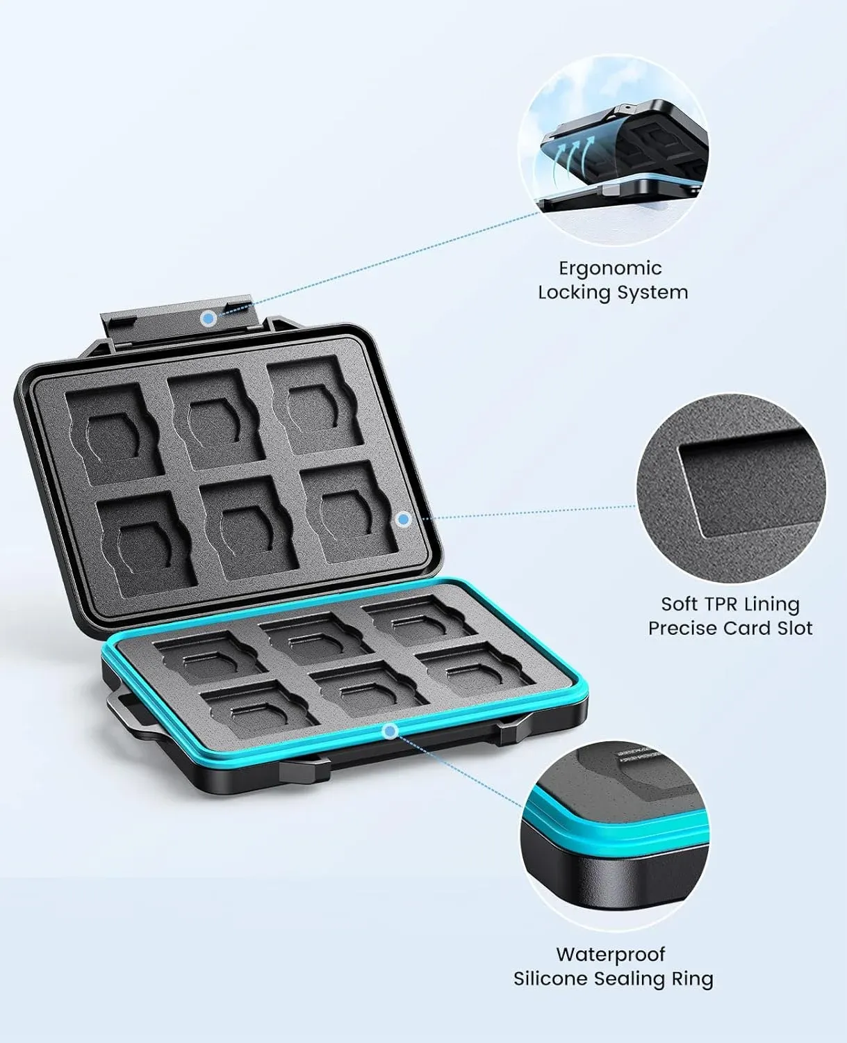 Orico Waterproof 24-Slot Memory Card Case