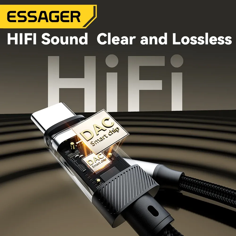 Essager USB-C to 3.5mm Audio Adapter Cable