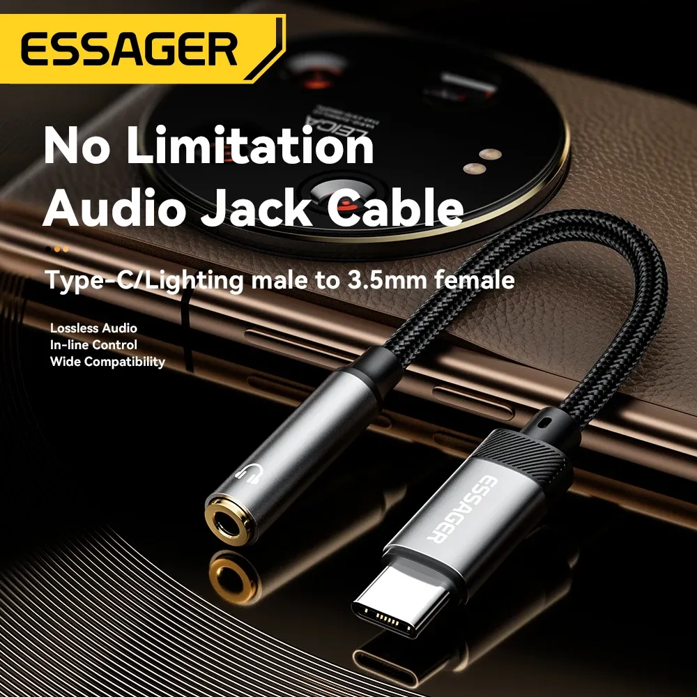 Essager USB-C to 3.5mm Audio Adapter Cable