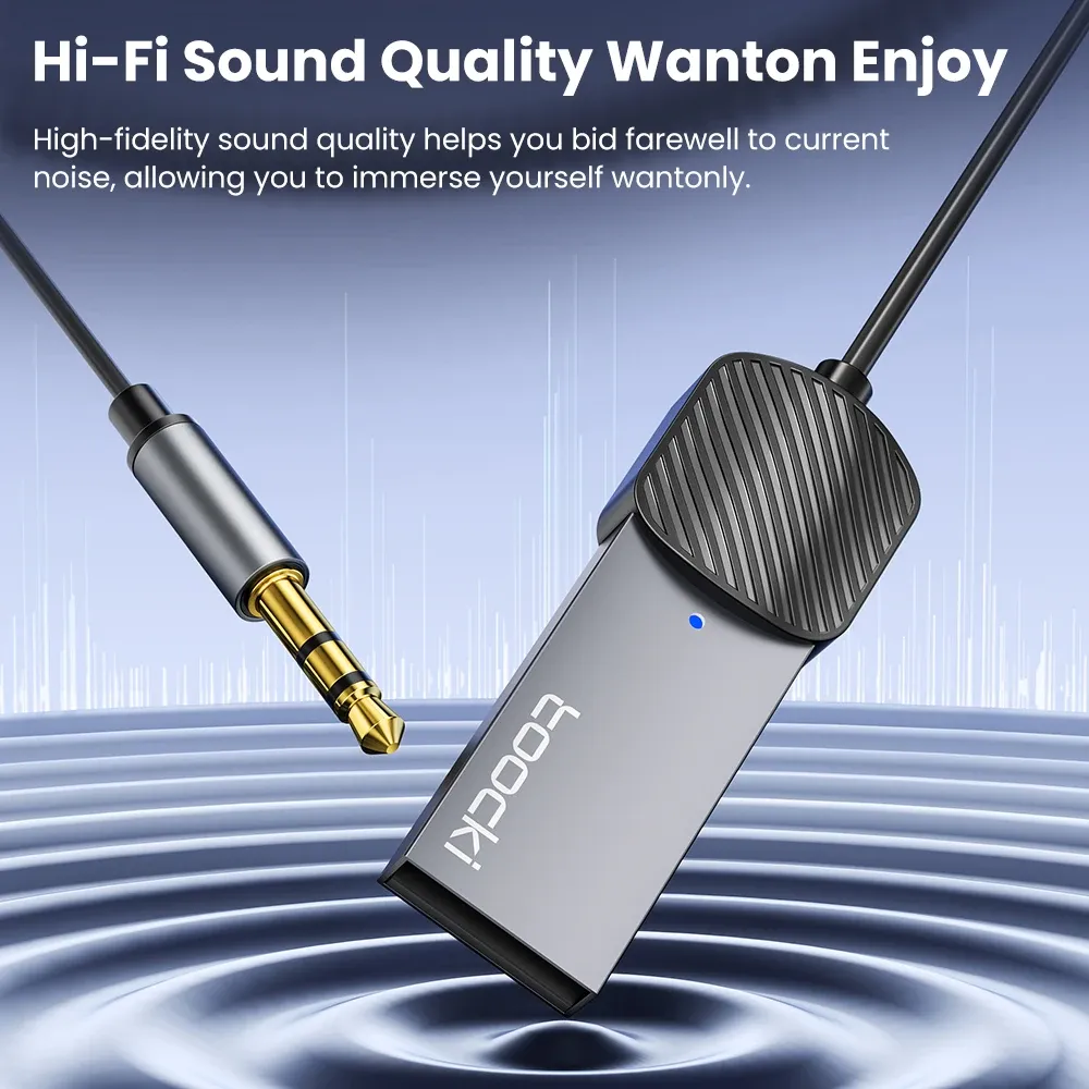 Toocki BT01 USB Bluetooth AUX Car Audio Adapter