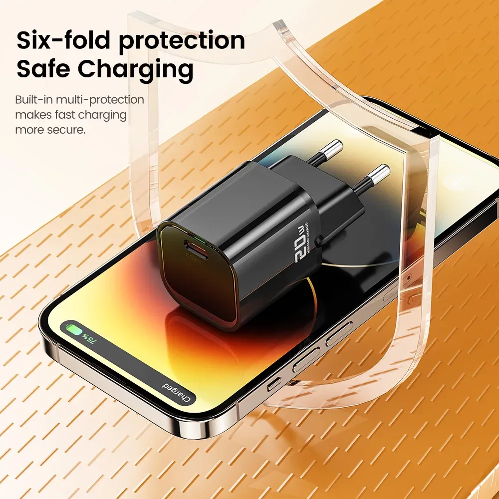 Toocki 20W GaN USB-C Fast Wall Charger