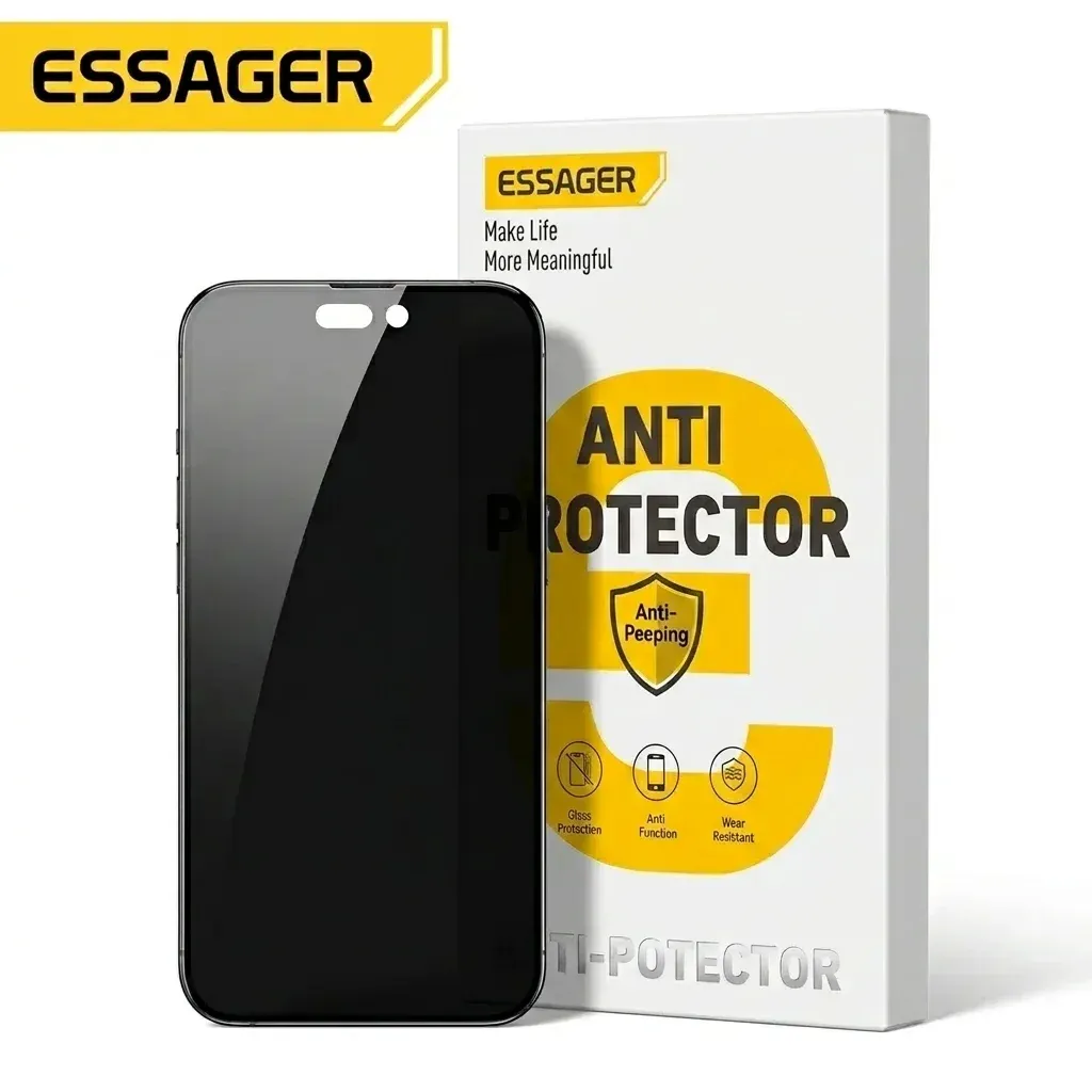 Essager privacy glass protector with box