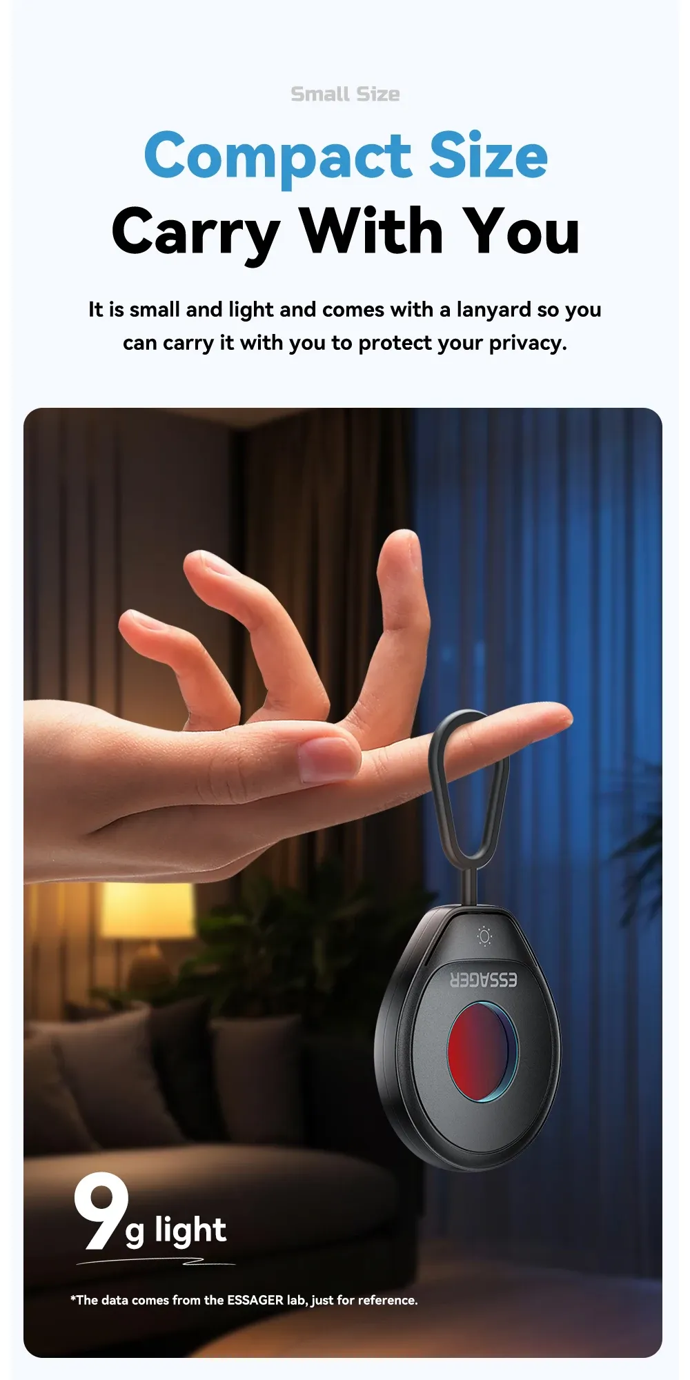 Essager Infrared Lens Camera Detector for Privacy Checks