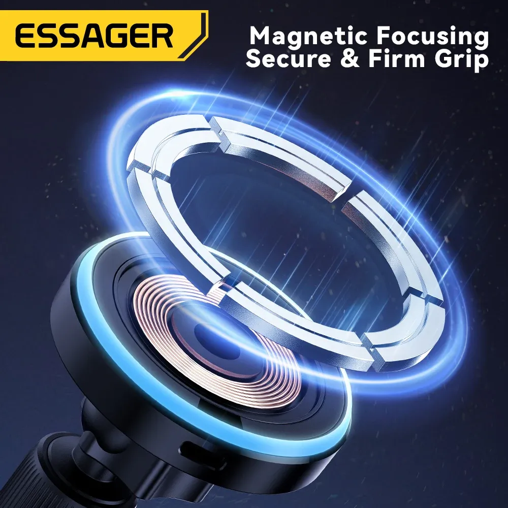 Essager 15W RGB Magnetic Wireless Car Phone Mount