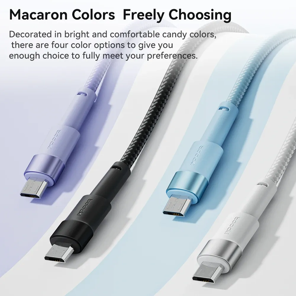Toocki 2.4A Micro USB Fast Charging and Data Cable