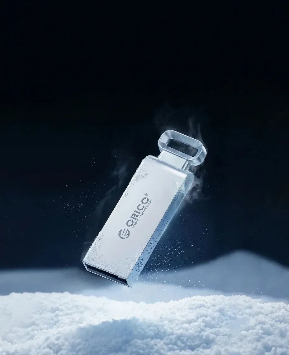 ORICO silver metal USB flash drive