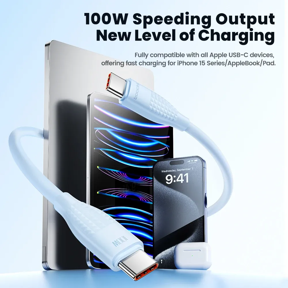 Toocki 100W USB-C to USB-C Fast Charging Cable