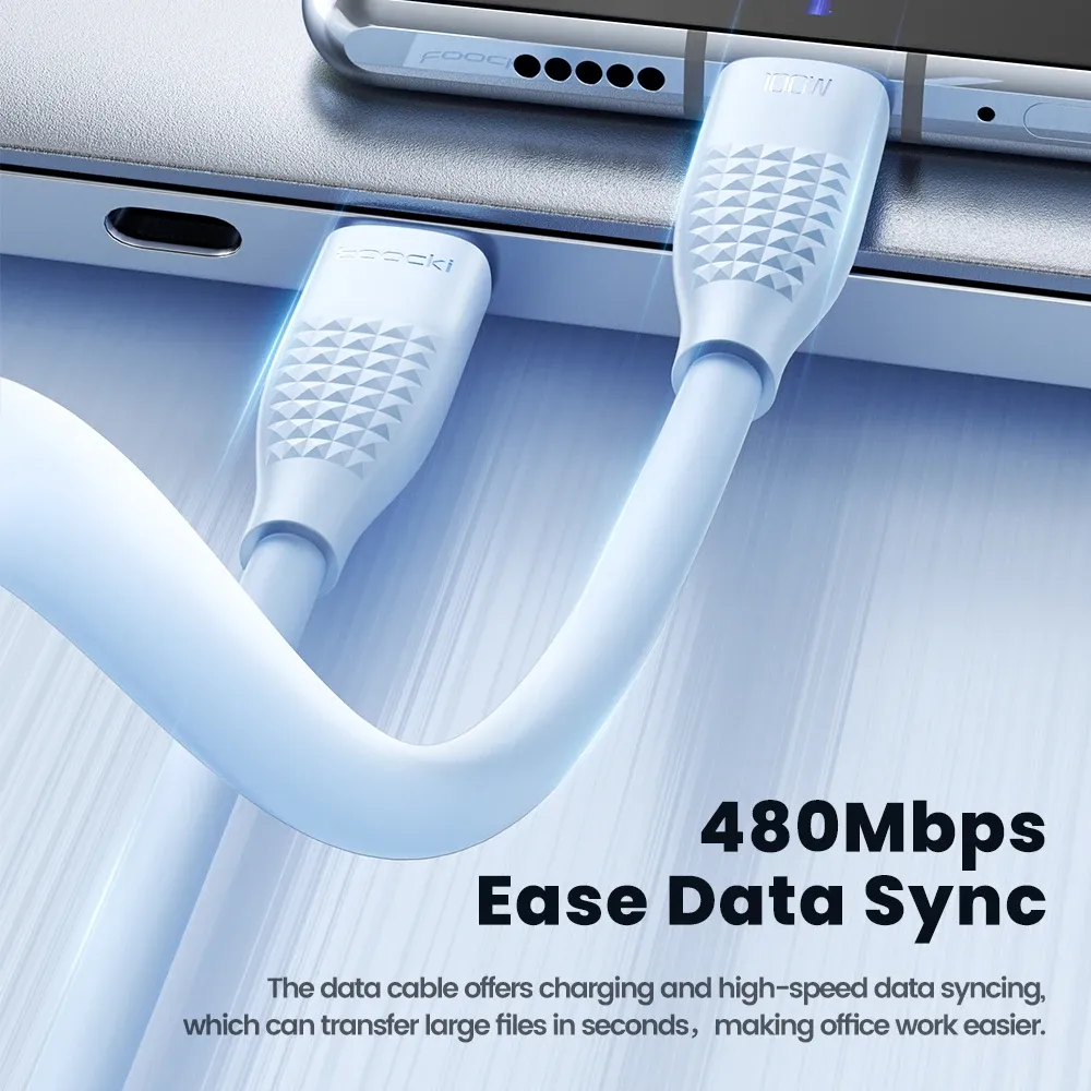 Toocki 100W USB-C to USB-C Fast Charging Cable