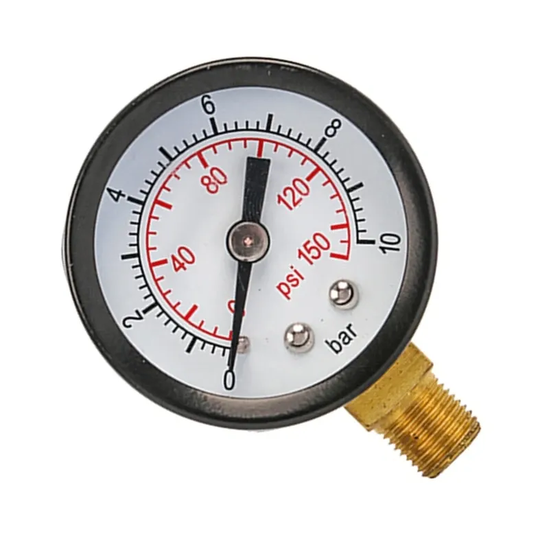 Compact Lower-Mount Pressure Gauge for Water and Air Lines