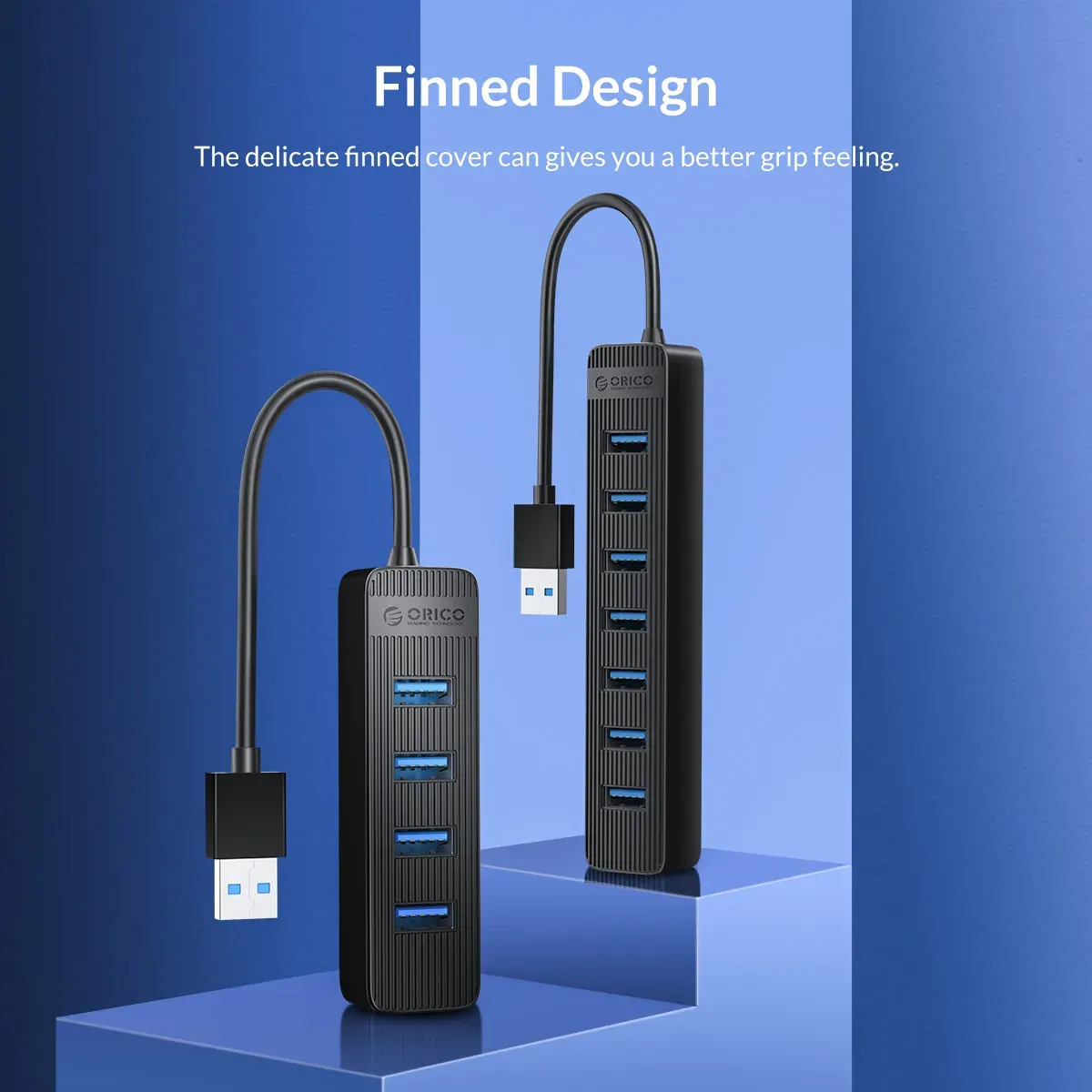 Orico 4-Port USB 3.0 Hub with Type-C Power Input