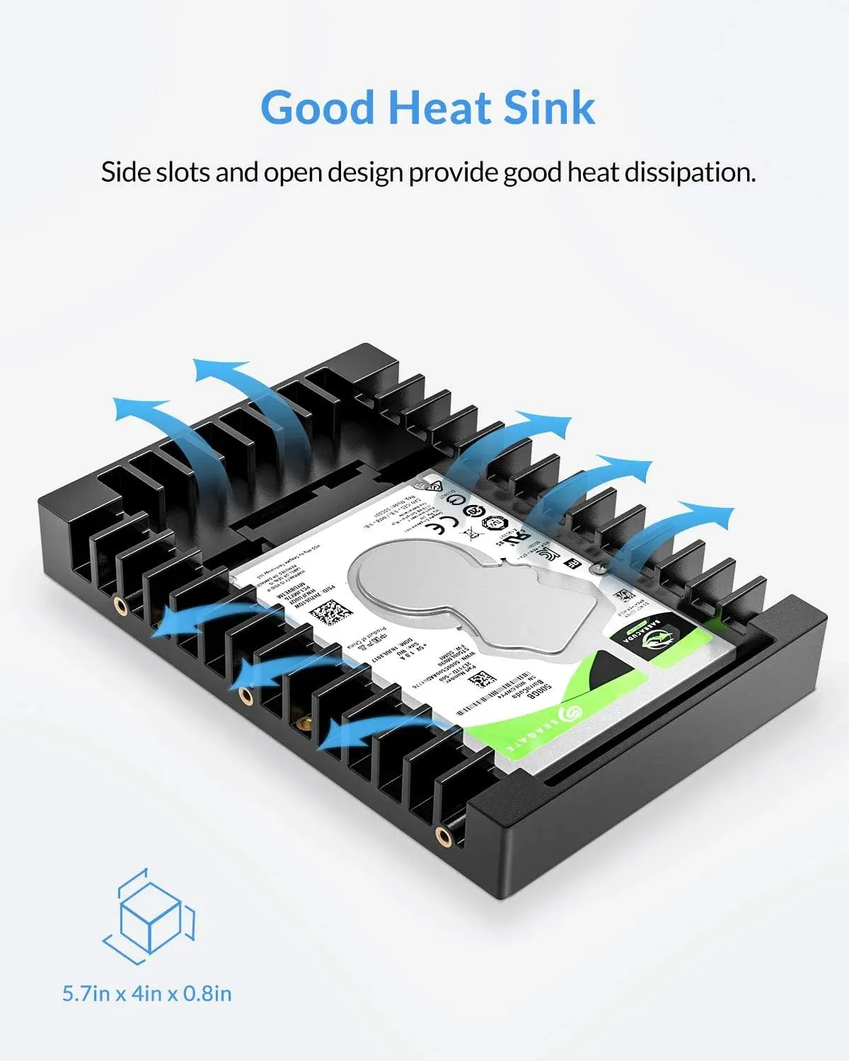 Orico 2.5 to 3.5 Inch SATA Drive Bay Adapter Bracket